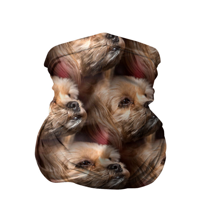 Бандана-труба 3D мордочка песика фото