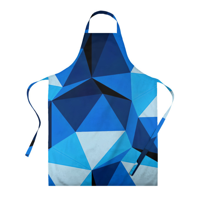 Фартук 3D 3D Плиты | Синие Плиты фото