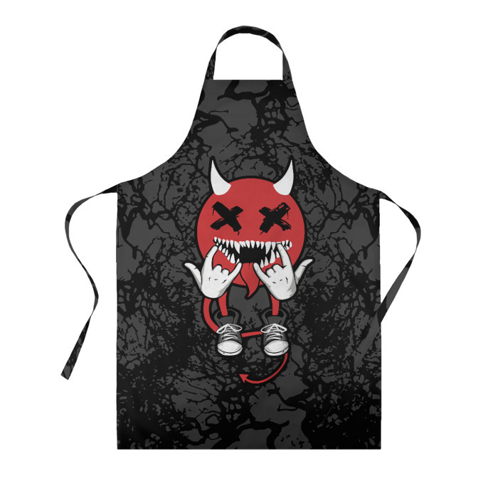 Фартук 3D Дьявольский смайлик фото