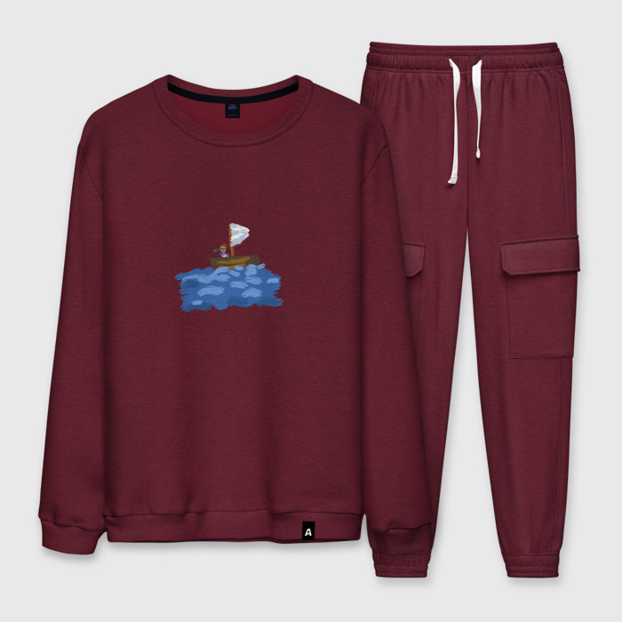 Мужской костюм хлопок Долгое плавание фото