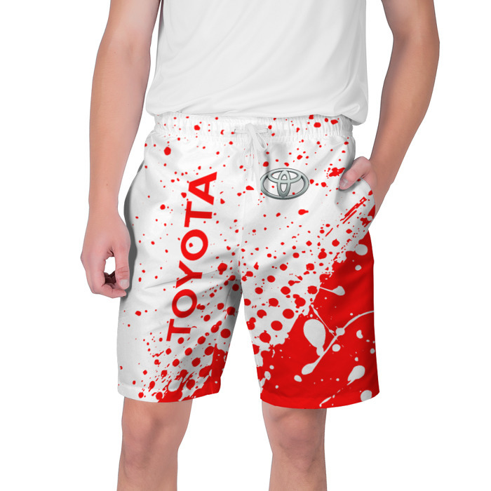 Мужские шорты 3D toyota   брызги фото