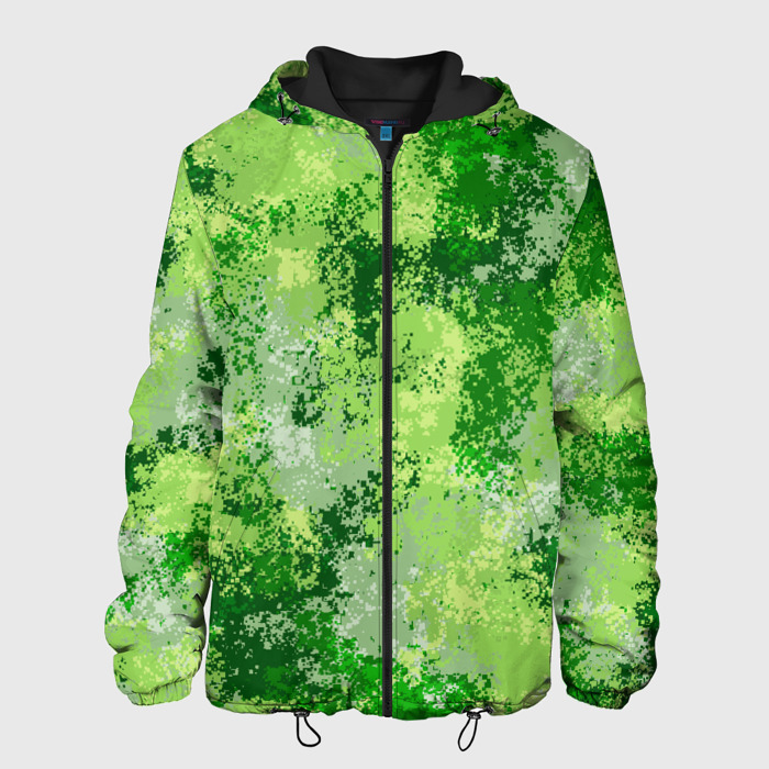 Мужская куртка 3D Спортивный камуфляж Пикси   Рукола фото