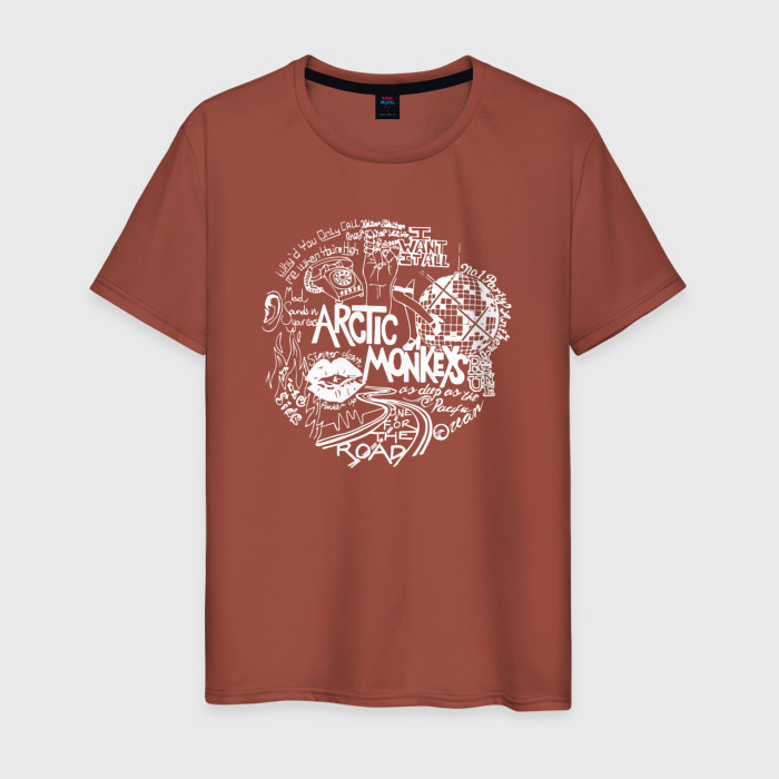 Мужская футболка хлопок Arctic Monkeys. фото