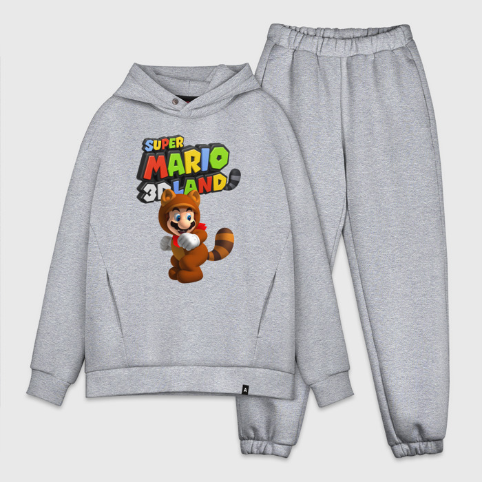 Мужской костюм хлопок OVERSIZE Super Mario 3D Land   Hero фото