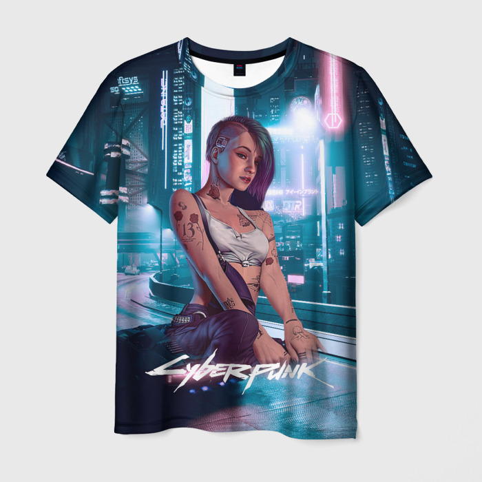 Мужская футболка 3D Jydy   cyberpunk2077 фото