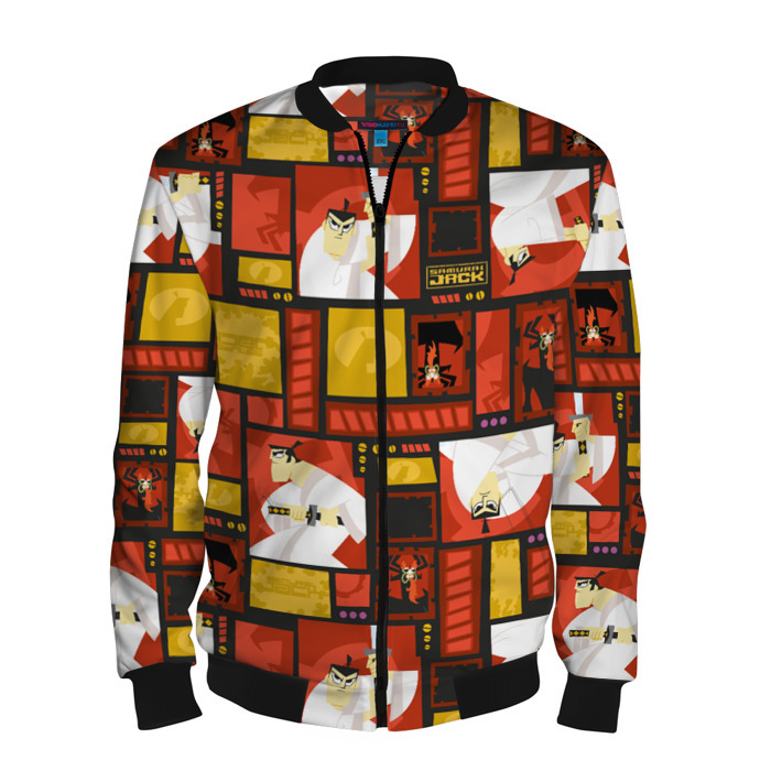 Мужской бомбер 3D Footage of Samurai Jack фото