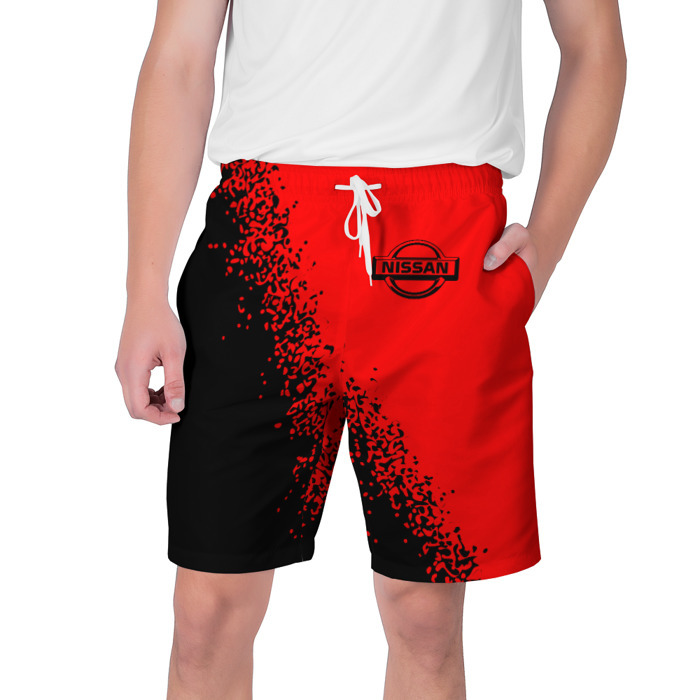 Мужские шорты 3D NISSAN   Краска фото