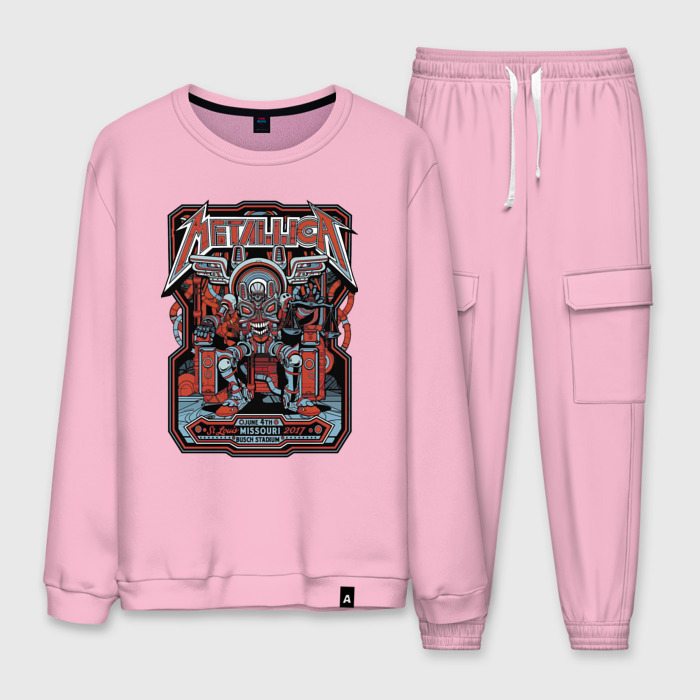Мужской костюм хлопок Metallica   St. Louis   Missouri   Playbill   2017 фото
