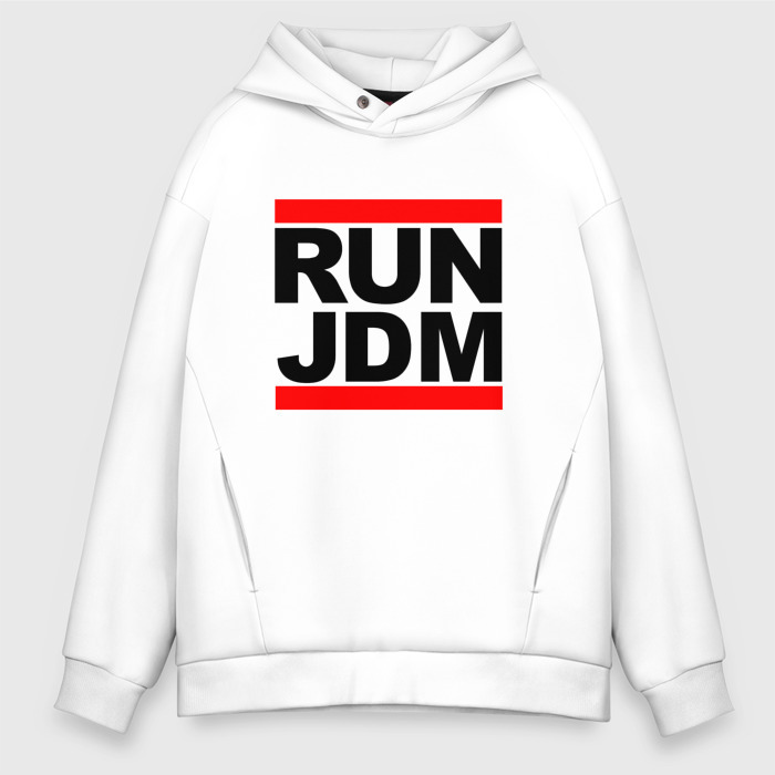 Мужское худи Oversize хлопок Run JDM   Japan фото
