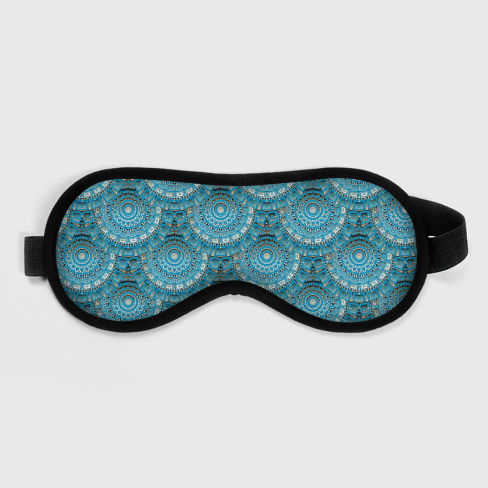 Маска для сна 3D Круговые узоры фото