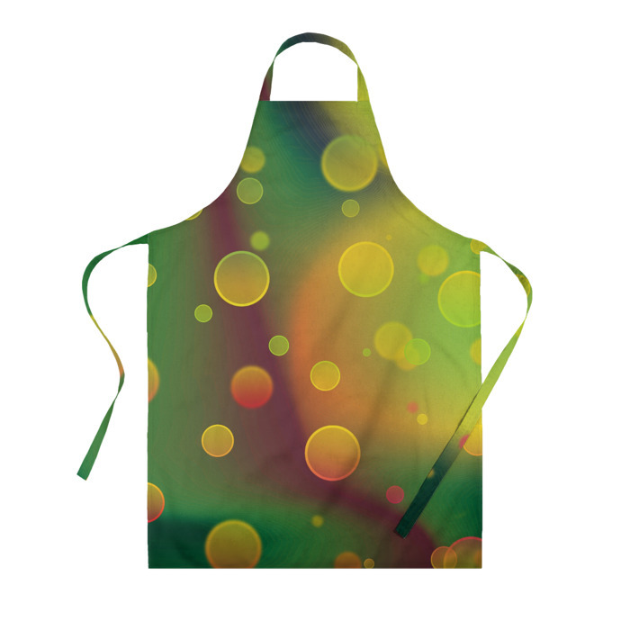 Фартук 3D Кружочки на разноцветном фоне фото
