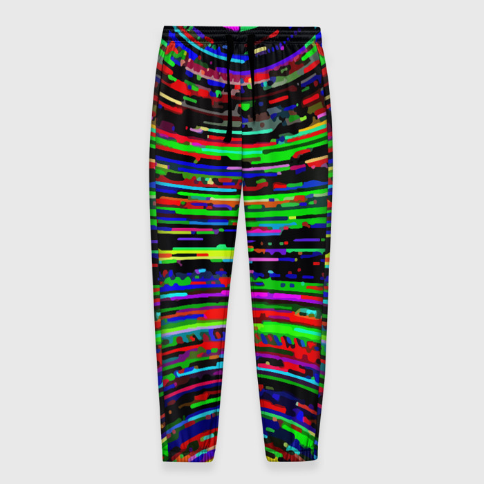Мужские брюки 3D Абстракция   Неон   Авангард фото