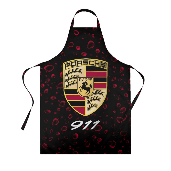 Фартук 3D PORSCHE 911 | Капли Дождя фото
