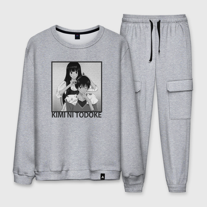 Мужской костюм хлопок Подстрижка Сёта фото