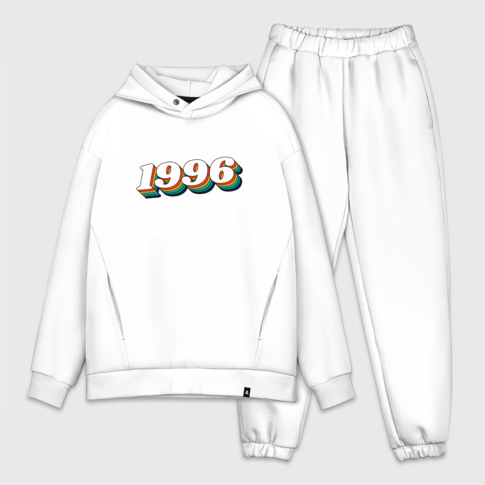 Мужской костюм хлопок OVERSIZE 1996 Ретро Стиль фото