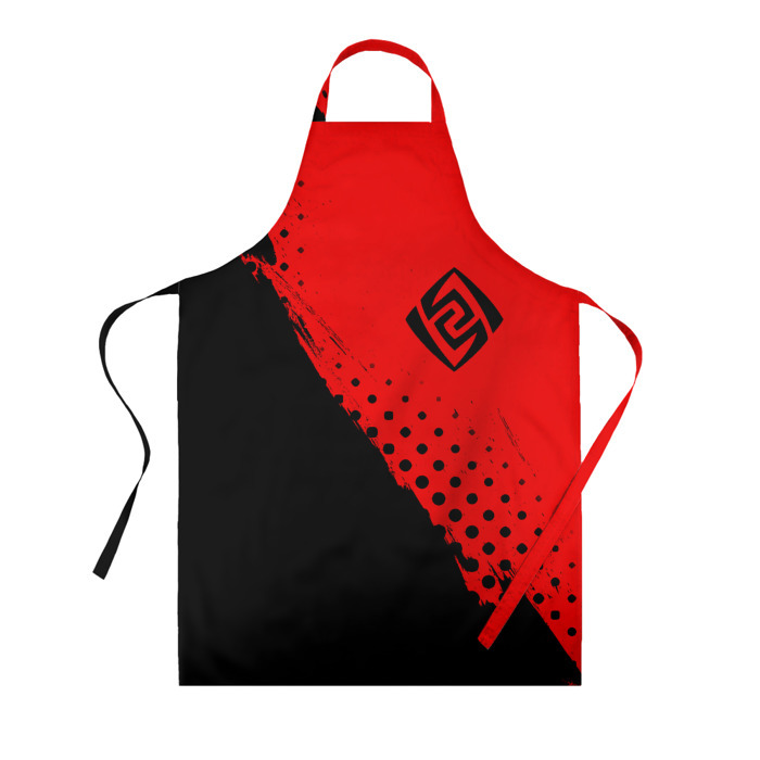 Фартук 3D ГЕНШИН ИМПАКТ   ГЕО   Краски фото