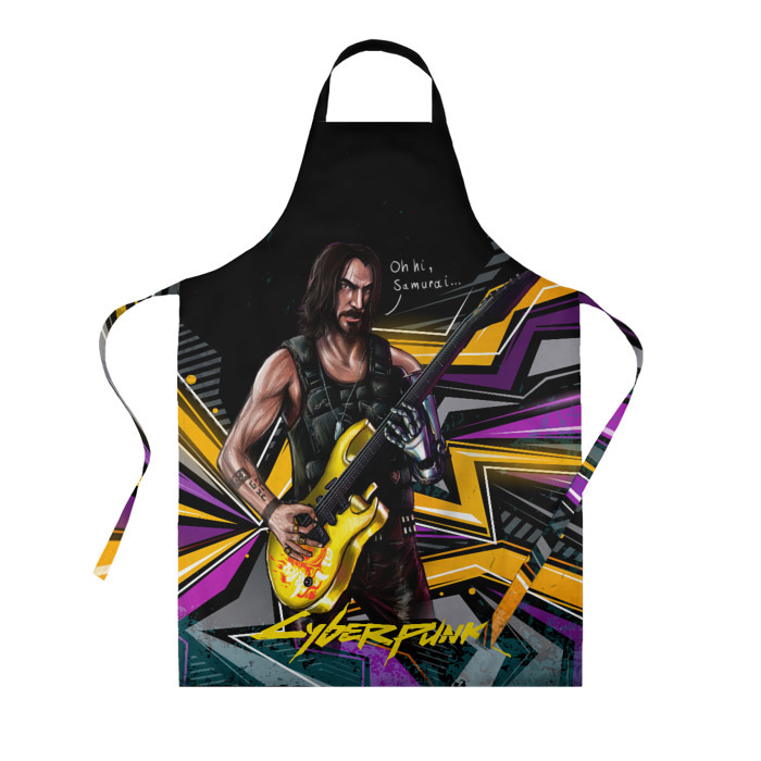 Фартук 3D Johnny Cyberpunk2077 фото