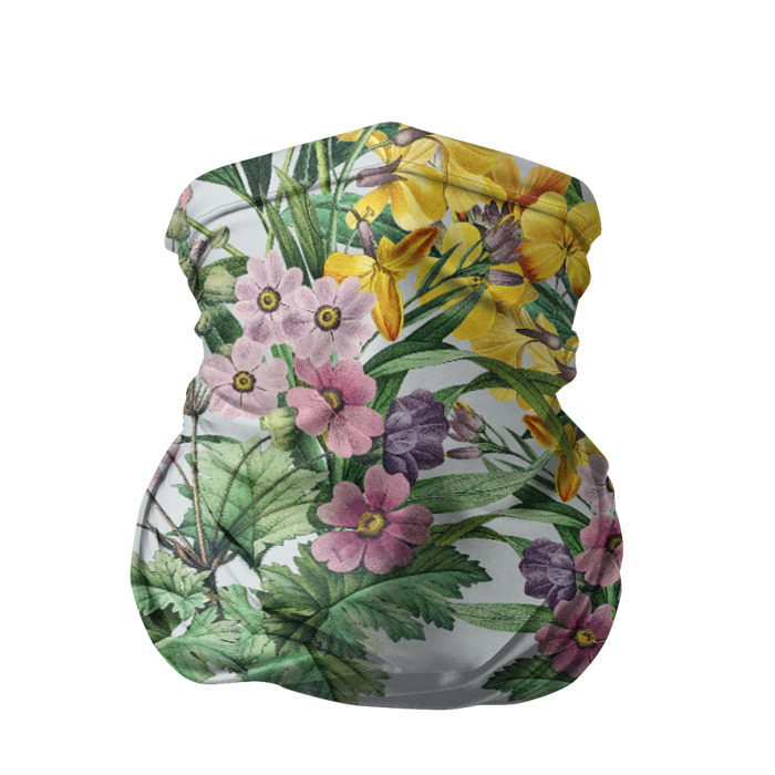 Бандана-труба 3D Цветы Красные Пионы Лета фото