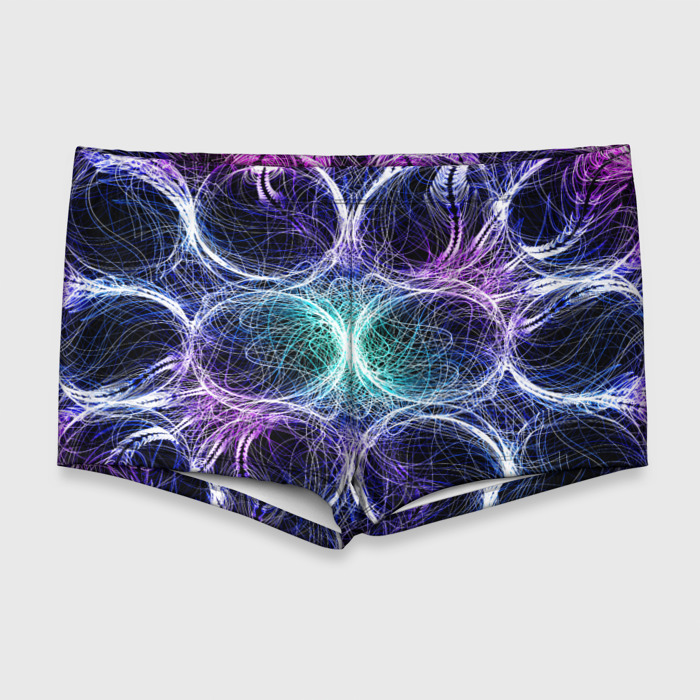 Мужские купальные плавки 3D ВОЛОСЯНОЕ ПЕРЕПЛЕТЕНИЕ фото