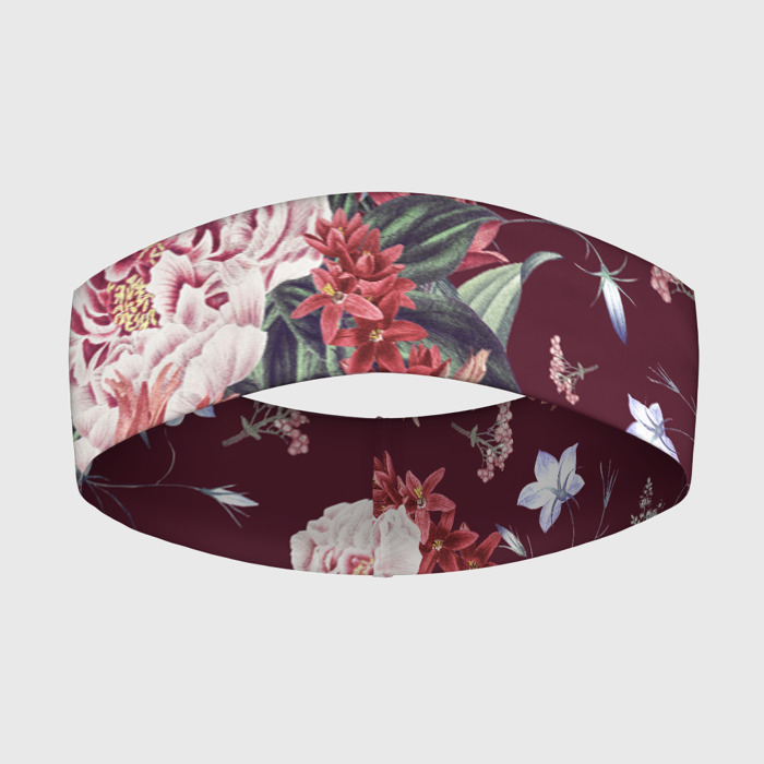 Повязка на голову 3D Цветы Прекрасный Букет фото