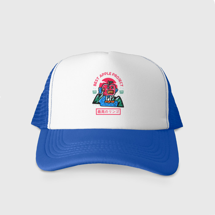 Кепка тракер с сеткой Японское яблочко фото