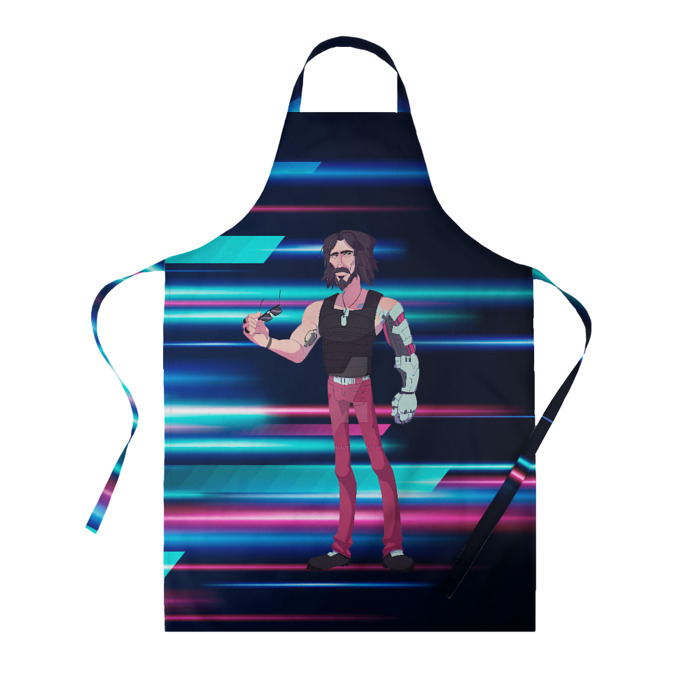 Фартук 3D Johnny Джонни  Cyberpunk фото