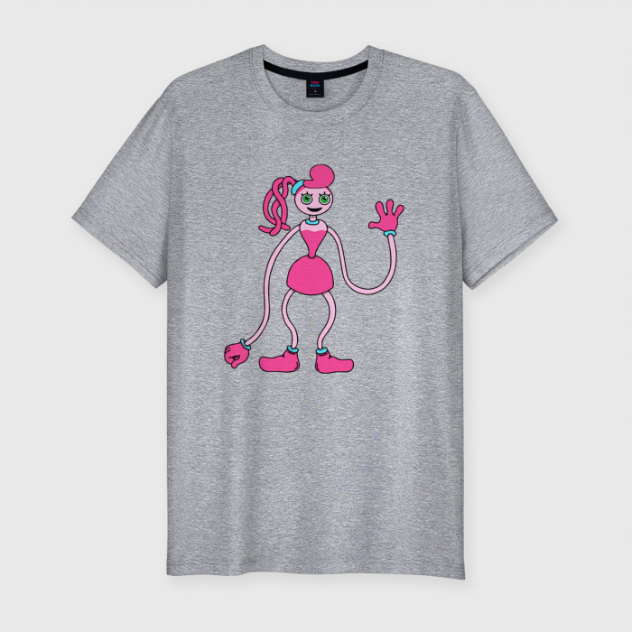 Мужская футболка хлопок Slim Мама длинные ноги танцует фото