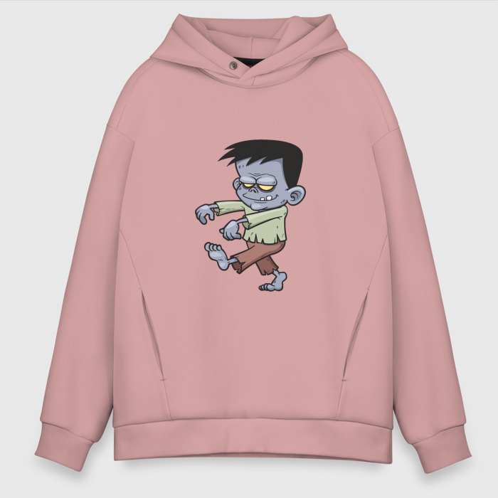 Мужское худи Oversize хлопок Walking Zombie фото