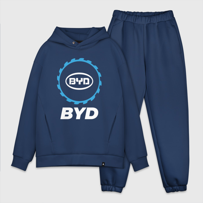 Мужской костюм хлопок OVERSIZE BYD в стиле Top Gear фото