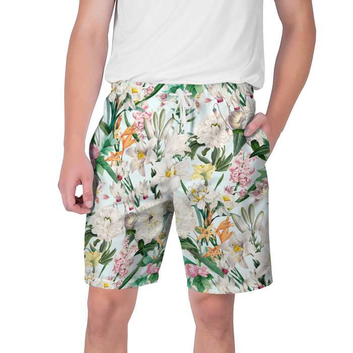 Мужские шорты 3D Цветы Для Невесты фото