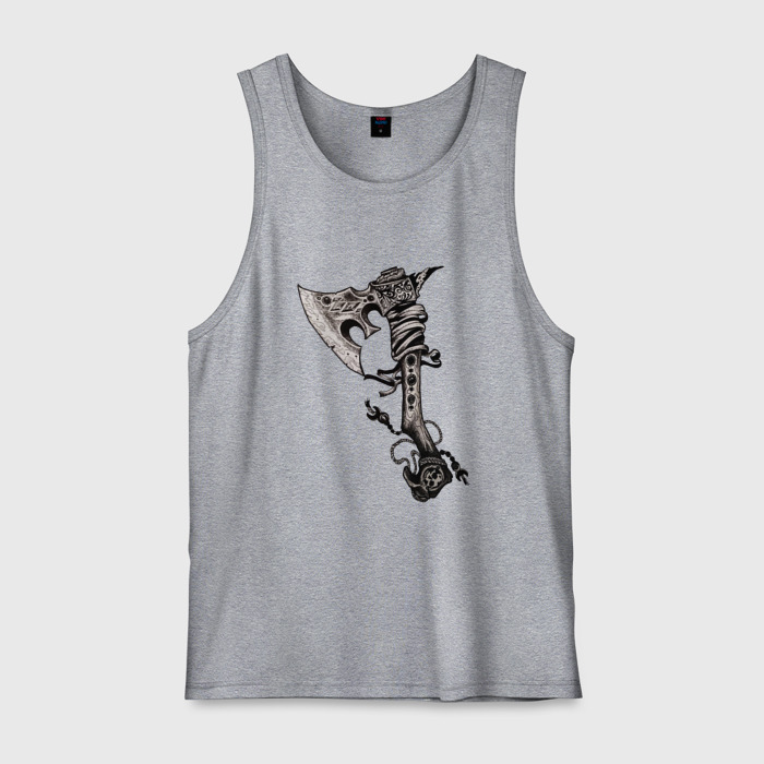 Мужская майка хлопок Крутой боевой тату топор фото