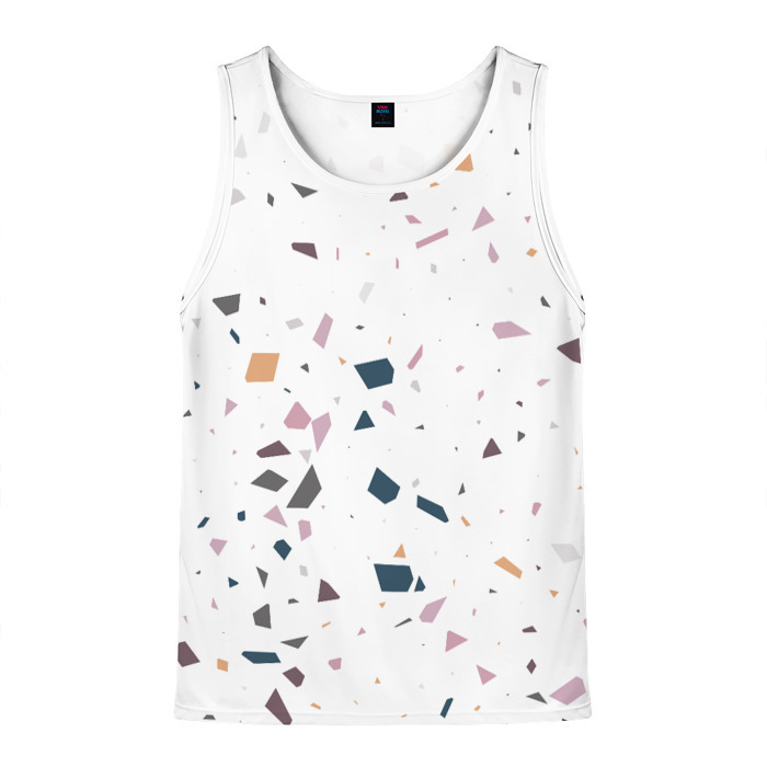 Мужская майка 3D TERRAZZO Theme фото