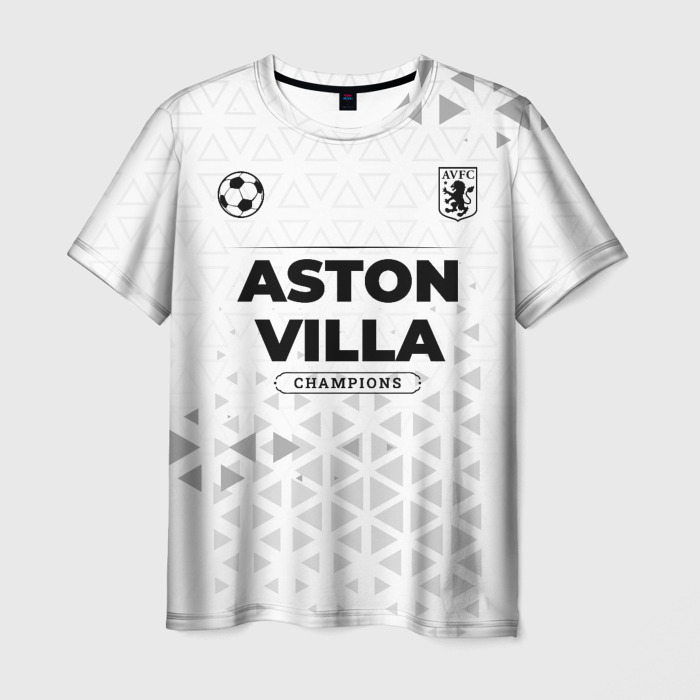 Мужская футболка 3D Aston Villa Champions Униформа фото