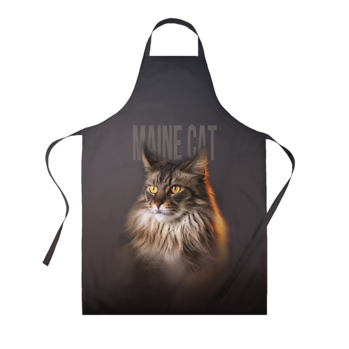 Фартук 3D Maine cat фото