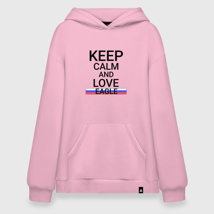 Худи SuperOversize хлопок Keep calm Eagle (Орел) фото