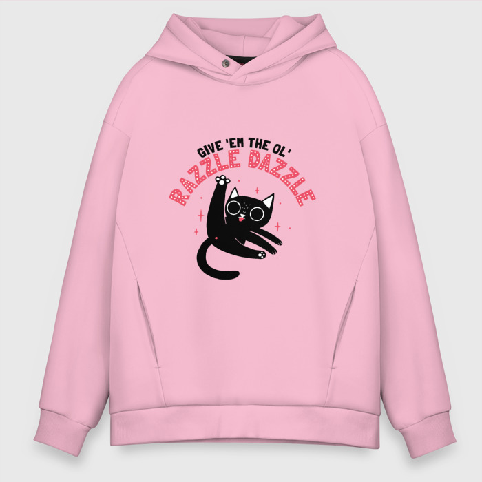 Мужское худи Oversize хлопок Razzle Dazzle фото