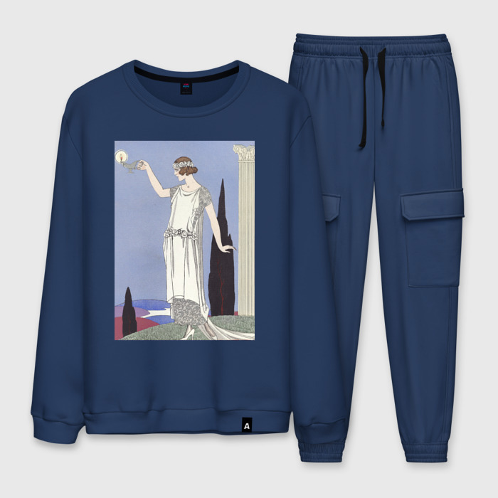 Мужской костюм хлопок Robe du Soir, de Worth (Муза) фото