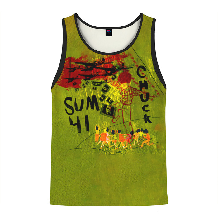 Мужская майка 3D Chuck   Sum 41 фото