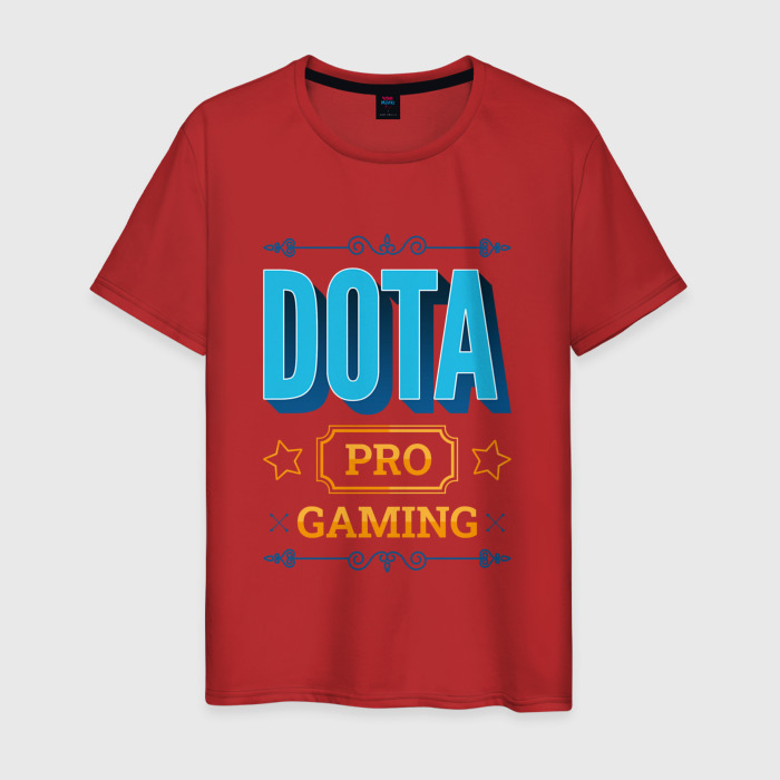 Мужская футболка хлопок Игра Dota PRO Gaming фото