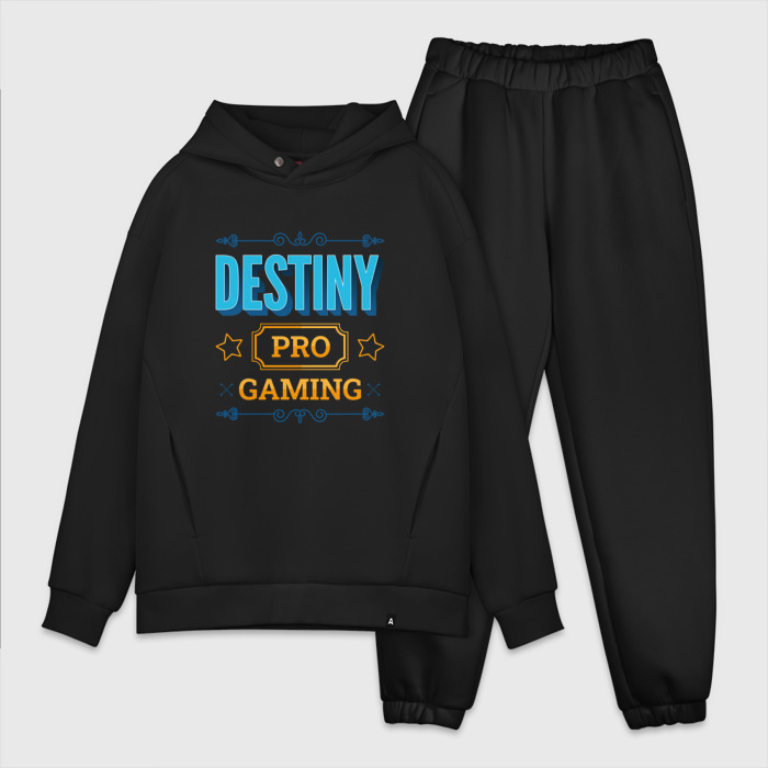 Мужской костюм хлопок OVERSIZE Игра Destiny PRO Gaming фото