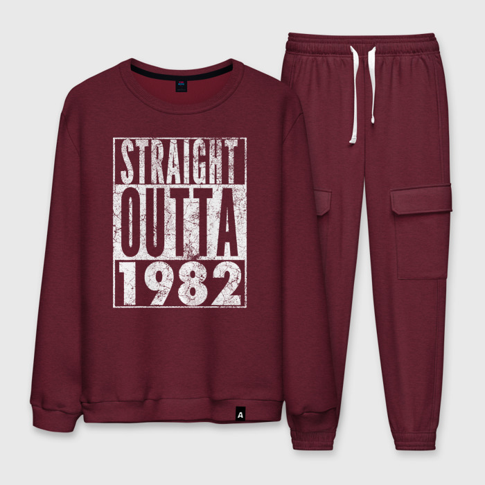 Мужской костюм хлопок Прямиком из 1982 фото