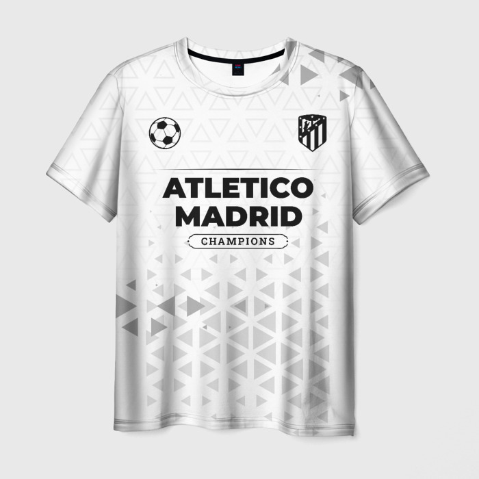 Мужская футболка 3D Atletico Madrid Champions Униформа фото