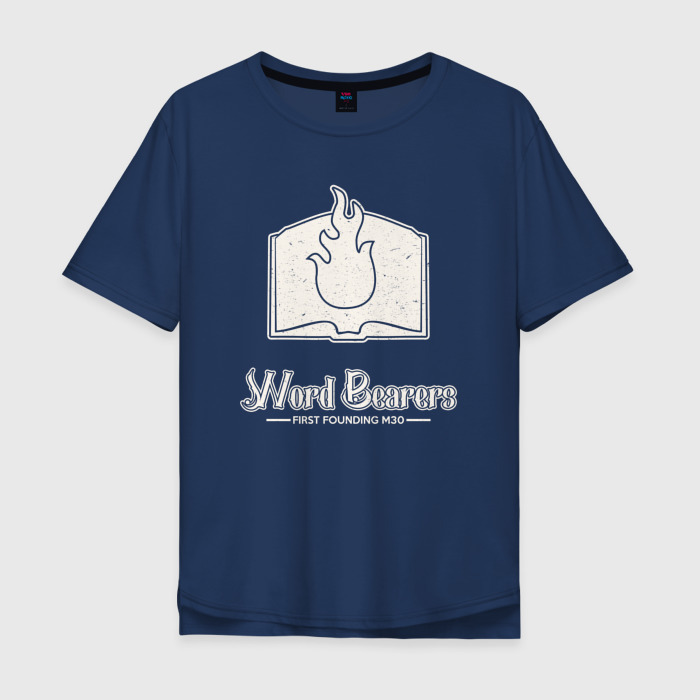 Мужская футболка хлопок Oversize Несущие слово лого (винтаж) фото