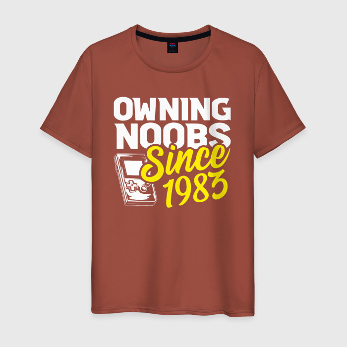 Мужская футболка хлопок Владею нубами с 1983 года фото