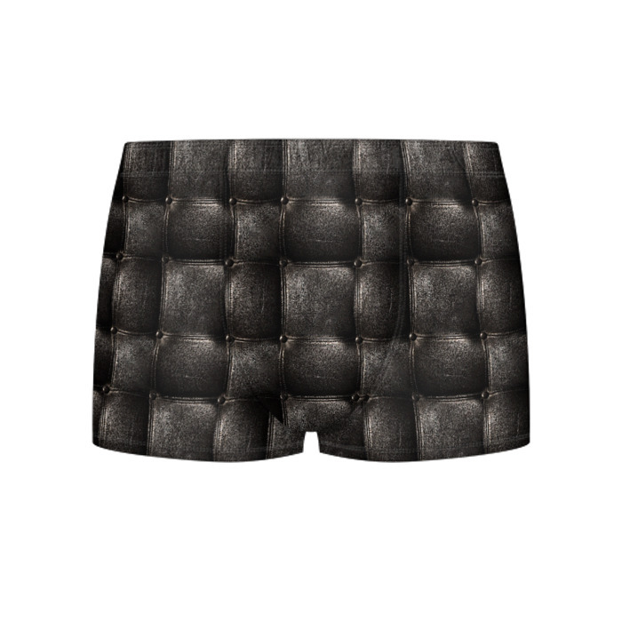 Мужские трусы 3D Стёганая кожа фото