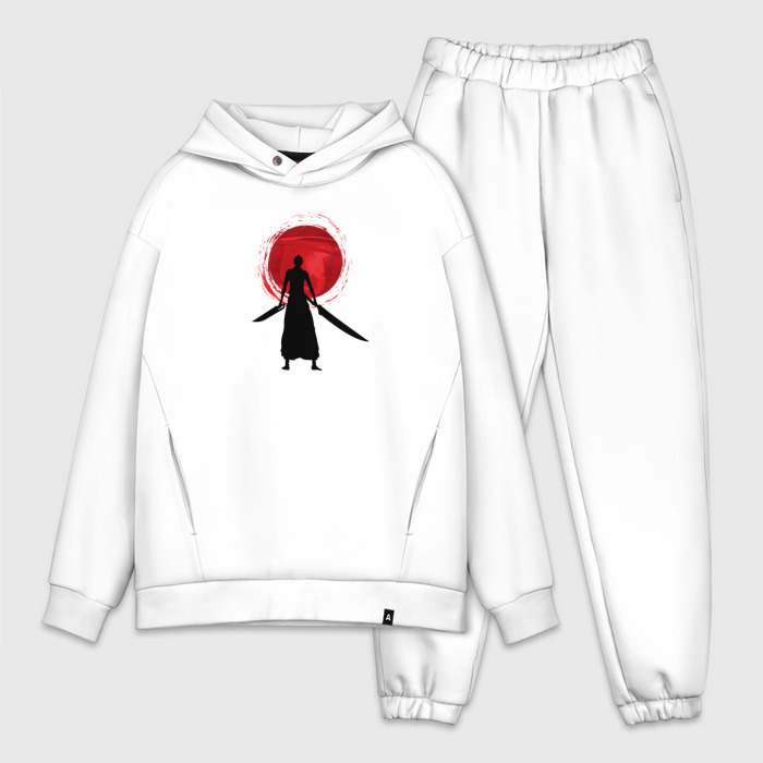 Мужской костюм хлопок OVERSIZE Самурай и два меча фото