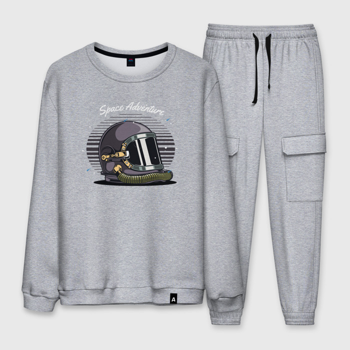 Мужской костюм хлопок скафандр  космонавта фото