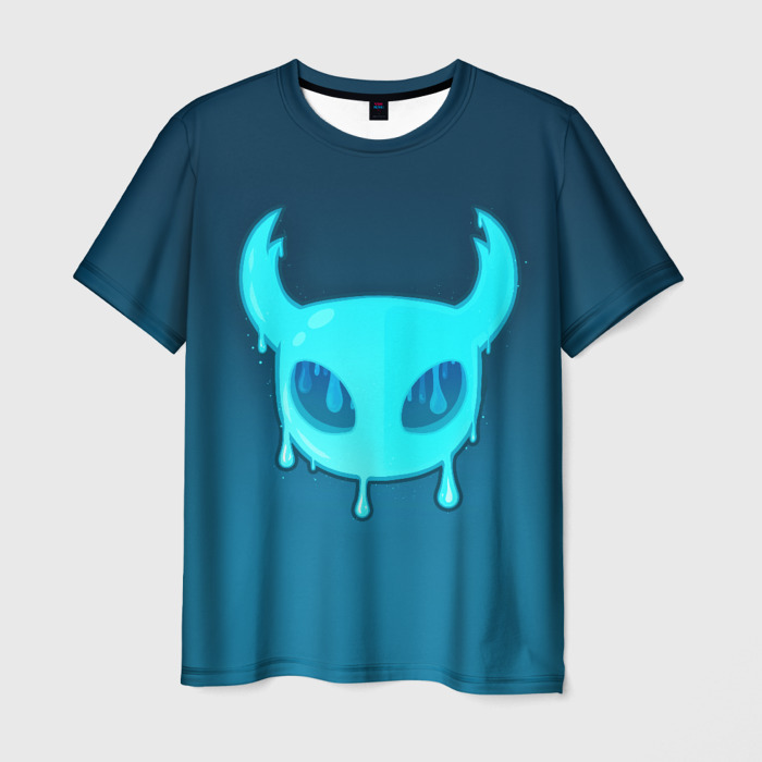 Мужская футболка 3D Hollow Knight подтеки фото