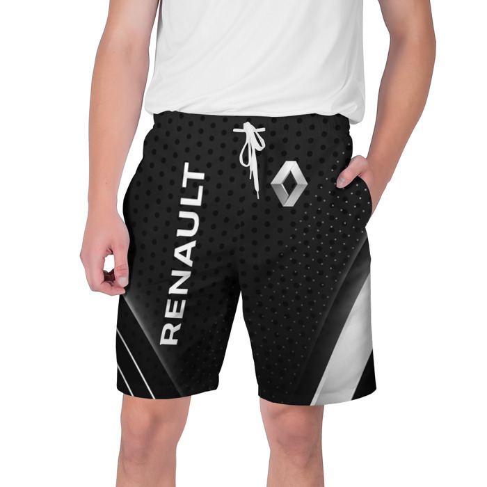 Мужские шорты 3D Renault абстракция спорт фото