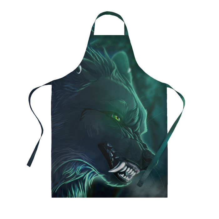Фартук 3D fantasy волк фото